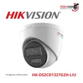 HIKVISION - DOMO IP 2Mp. Lente 2.8 mm, Dual Stream. H265+  HK-DS2CD1327G2H-LIU