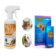 OEM - PACK "NO MAS PIPI" REPELENTE y "PIPI AQUI" Perros y Gatos
