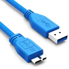 GENERICO - Cable de datos Micro USB 3.0 Cable Disco duro externo WD My Book