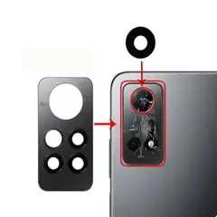 GENERICO - Repuesto lente Vidrio de cámara + Marco Xiaomi Redmi Note 12 Pro 4G