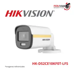 HIKVISION - TUBO 5MP lente 2.8mm, IR inteligente hasta 20 mtrs.IP67 HK-DS2CE10KF0T-LFS