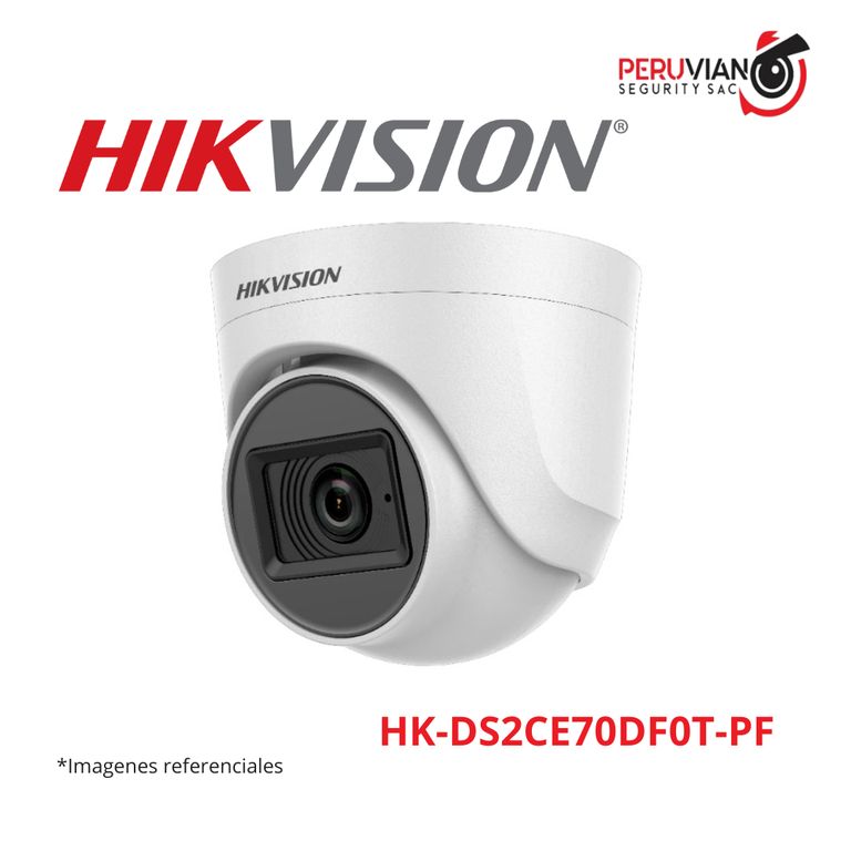 DOMO 1080P lente 2.8mm, IR inteligente hasta 20 mtrs HK-DS2CE70DF0T-PF