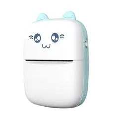 GENERICO - Impresora termica inalambrica BT 200dpi etiqueta foto USB Verde