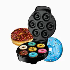 OEM - Mini Hormo Máquina para hacer Donas 7Rosquillas