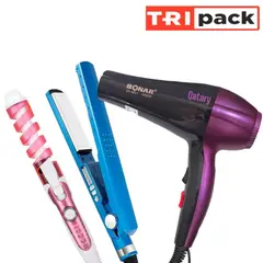 OEM - Trio Plancha Nano Plancha Secadora 4000W Rizador Ondulador