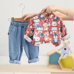 GENERICO - ROPA PARA NIÑO BEBÉ - ( CAMISA + PANTALÓN )