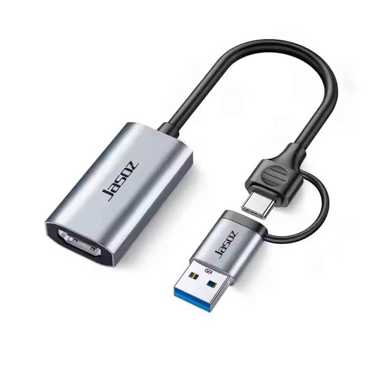 Capturador de Video HDMI FHD Usb 3 y USB C, PC, PS5, PS4, Switch, Xbox