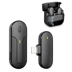 OEM - Micrófono Inalámbrico Solapero K81 IOS con Cargador Portátil