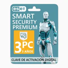 ESET - Antivirus Smart Security Premium 3PC 3 Años