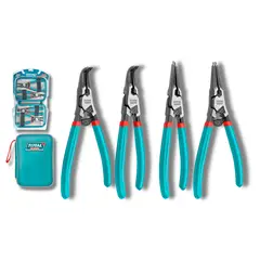 TOTAL TOOLS - Juego de alicates saca seguros 4 piezas Total