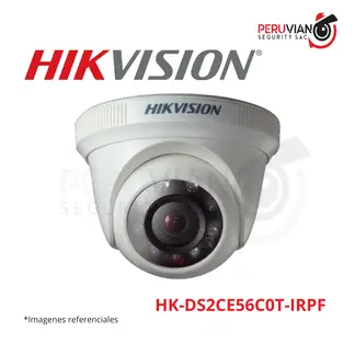 HIKVISION - DOMO 720, LENTE 2.8 mm (92 grados) IR 20 mtrs, 12Vdc. HK-DS2CE56C0T-IRPF