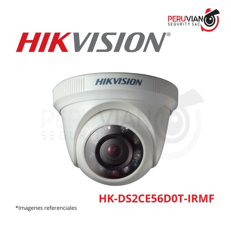 DOMO 1080 exterior, LENTE 2.8 mm (92 grados) IR 20 mtrs HK-DS2CE56D0T-IRMF