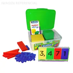 EVAFLEX - Kit Matemático Multibase O Base 10 - Táper