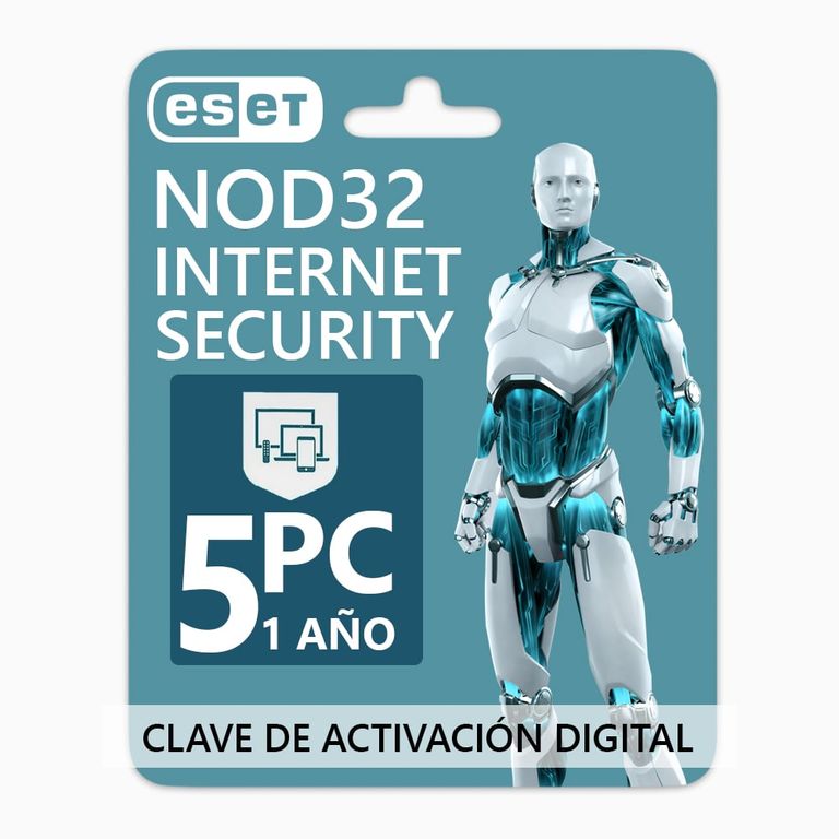 Antivirus NOD32 Internet Security 5PC 1 Año