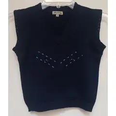 GENERICO - Pullover Chaleco Azul Niña Mandalay Knits