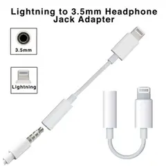 GENERICO - Adaptador lightning a Aúdifono jack 3.5 mm para Iphone