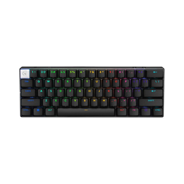 Teclado Gamer Pro X 60 Lightspeed BtÓptico65 HrsRgb Black