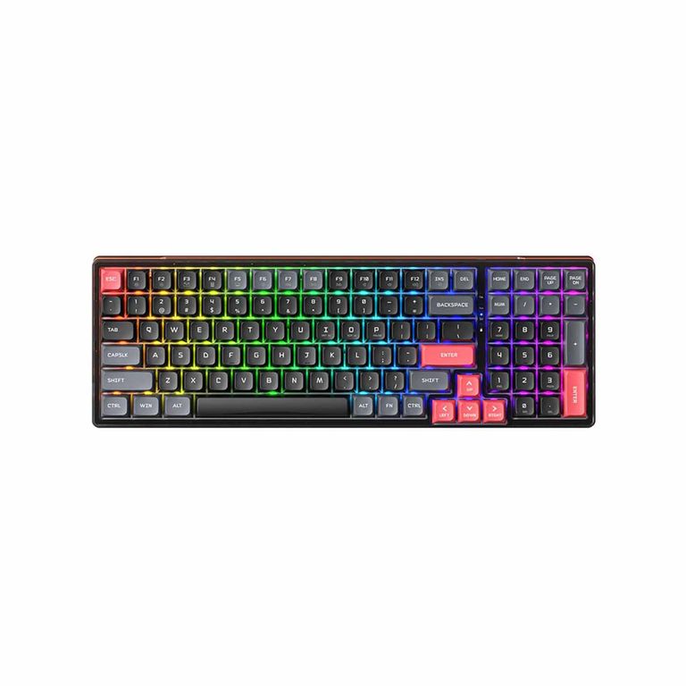 Teclado Gamer K600 Lite Wired Rgb Red Switch Sp