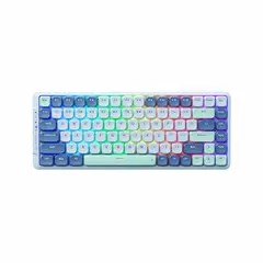 MACHENIKE - Teclado Gamer Air50-B80 Switch Red Rgb Indigo Grey Blue