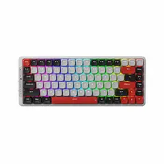 MACHENIKE - Teclado Gamer Air50-B80 Switch Red Outemu Rgb Flame Red