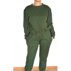 GENERICO - Conjunto buzo - polera y pantalón jogger - Nathalie Love It - Verde