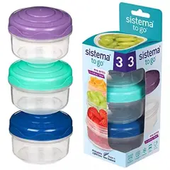 SISTEMA - To go collection mini bites tapers pequeños 130 ml