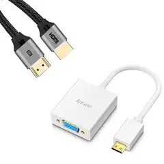 VARIOS - Pack Adaptador HDMI Macho a VGA Hembra Hagi + Cable HDMI 2.1