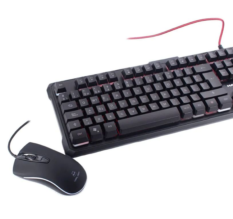 Kit Gamer 3 En 1 Odin : Teclado Semimecanico +Mouse+Pad