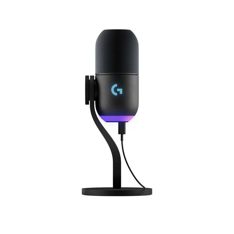 Microfono Gamer Yeti Gx Supercardioid Usb Rgb Lightsync Black