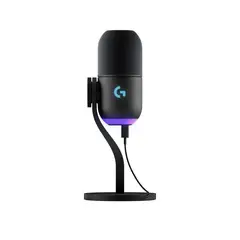 LOGITECH - Microfono Gamer Yeti Gx Supercardioid Usb Rgb Lightsync Black