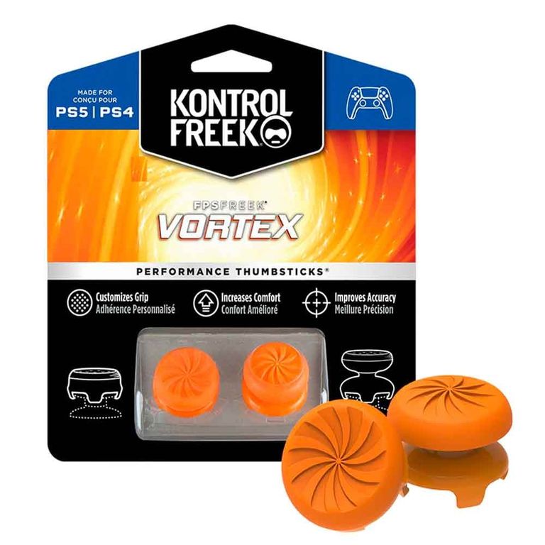 Vortex para Mando PS4 PS5 FpsFreek Grips Naranja.