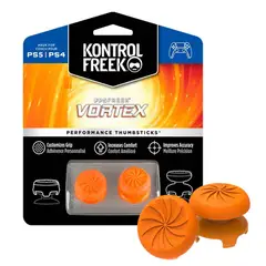 KONTROLFREEK - Vortex para Mando PS4 PS5 FpsFreek Grips Naranja.