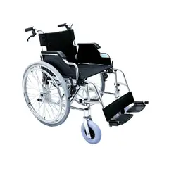 GENERICO - Silla de Ruedas de Aluminio Desmontable STANDAR Con Frenos