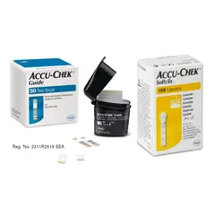 ACCU CHEK - PACK 50 TIRAS GUIDE Y 100 LANCETAS