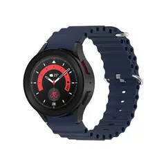 GENERICO - Correa Silicona Ocean para SAMSUNG WATCH 5 - Azul