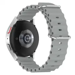 GENERICO - Correa Silicona Ocean para SAMSUNG WATCH 5 - Gris
