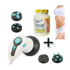 GENERICO - Masajeador Reductor Anticelulitis 4 en 1+ Lipocream