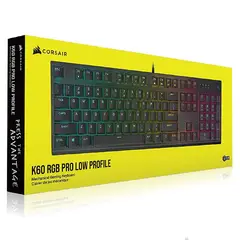 Teclado mecánico K60 RGB PRO LOW PROFILE CHERRY MX Speed