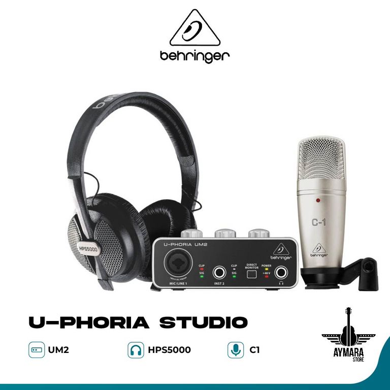 Set Completo de Grabación U-PHORIA STUDIO