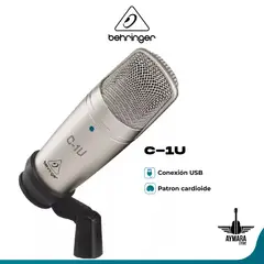 BEHRINGER - Micrófono de Condensador USB C1U