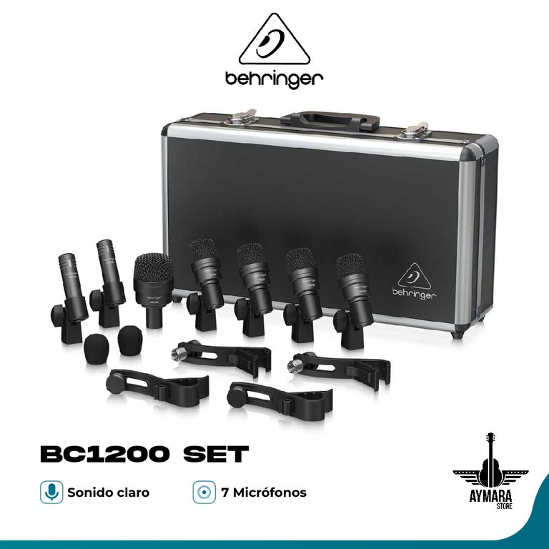 Juego de Micrófonos de Batería BC1200