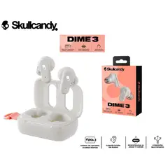 SKULLCANDY - Dime 3 Audífonos Bluetooth 5.3 TWS Bone - No jib true