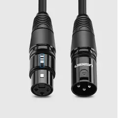 GENERICO - Cable Premium Cable Xlr 3m Nylon Macho - Hembra Balanceado