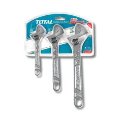 TOTAL TOOLS - Juego de llaves francesas de 6 8 10 Total