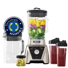 OSTER - Licuadora Xpert con Control de Textura BLST3BCAG con Blend-N-Go de 750 ml