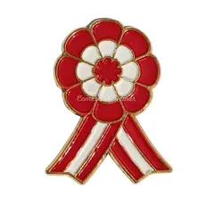 PERU - 12 unidades Escarapelas de Perú Metálicas Con Imperdible