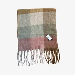 KAST PE - Maxi Bufanda Queen Chalina a cuadros multicolor Majesty