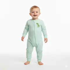 GENERICO - Enterizo Bebé Crece Jackar Agua de Algodón Pima