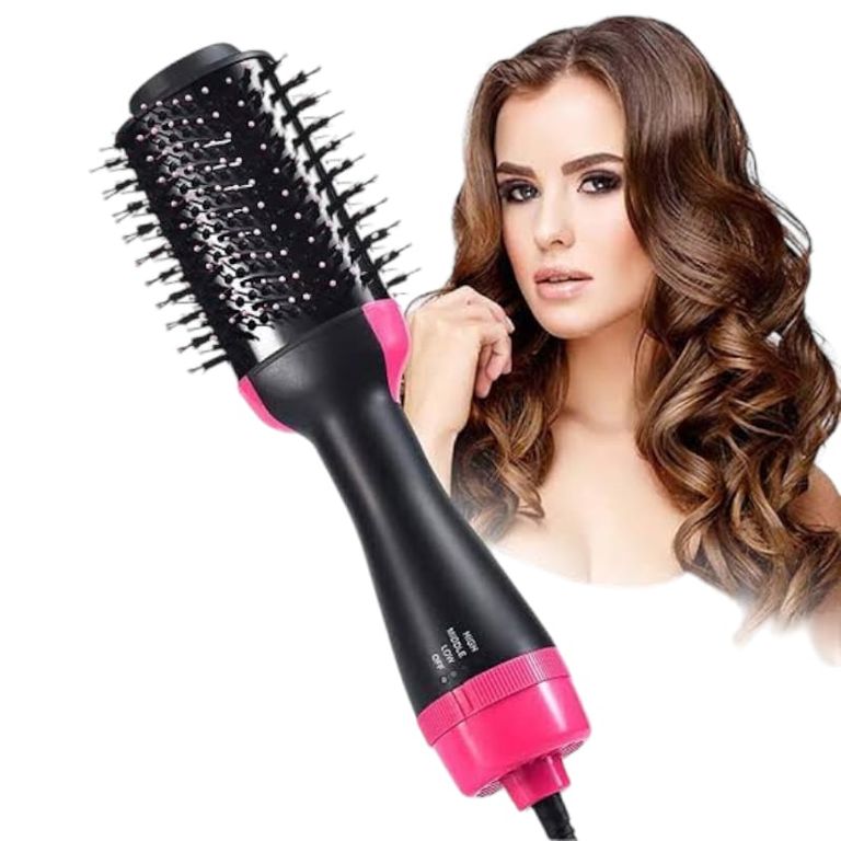 Secador de Cabello Cepillo Alisador Multifuncional 4 en 1 ONE STEP