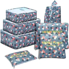 GENERICO - 7 Bolsas Organizadoras Maleta Equipaje Impermeables,